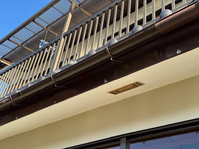 雨樋補修終了です